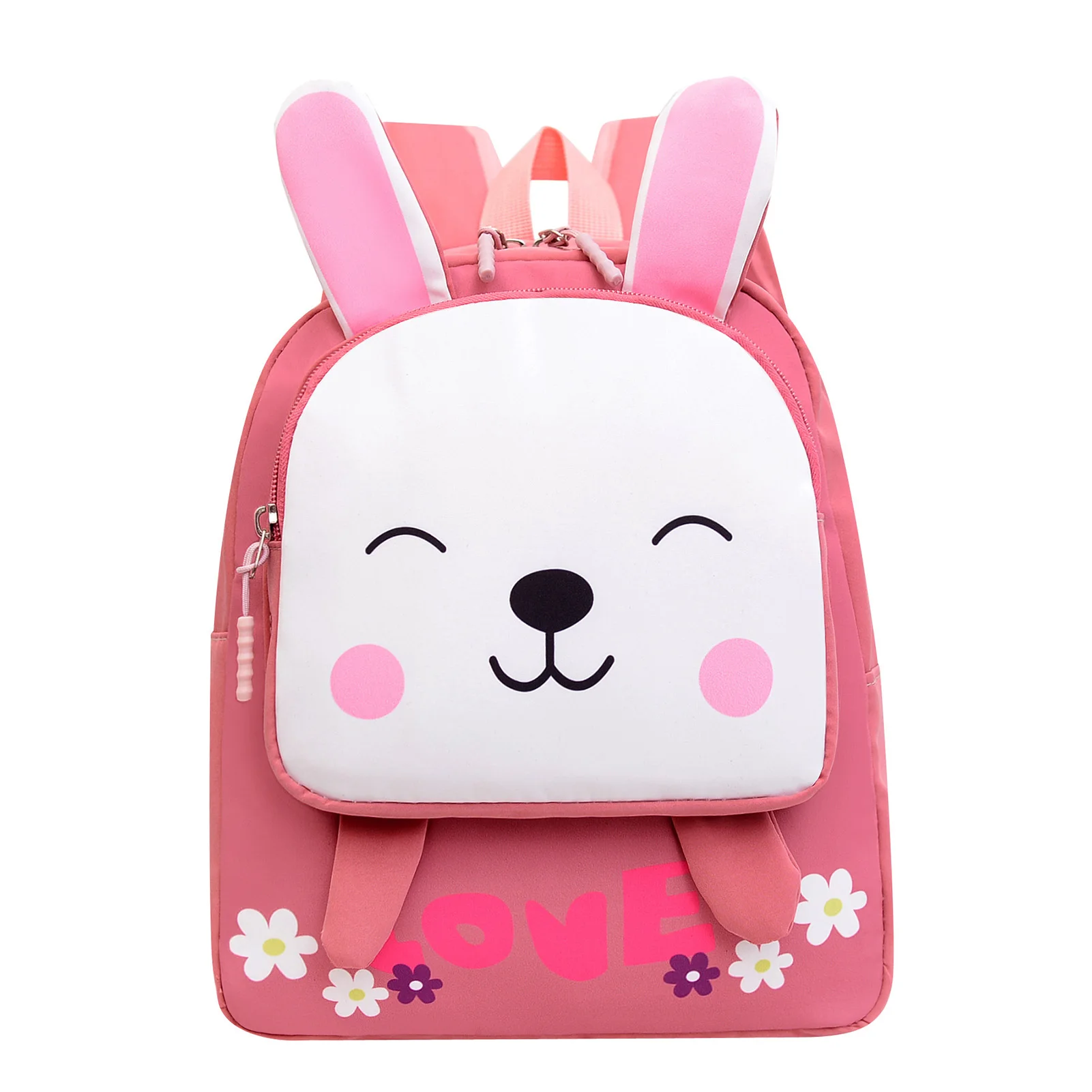 Lightweight Preschool Backpack for Girls Boys Ultra-light Multi-pocket Cartoon Shoulder Bag with Handle Suitable for Children