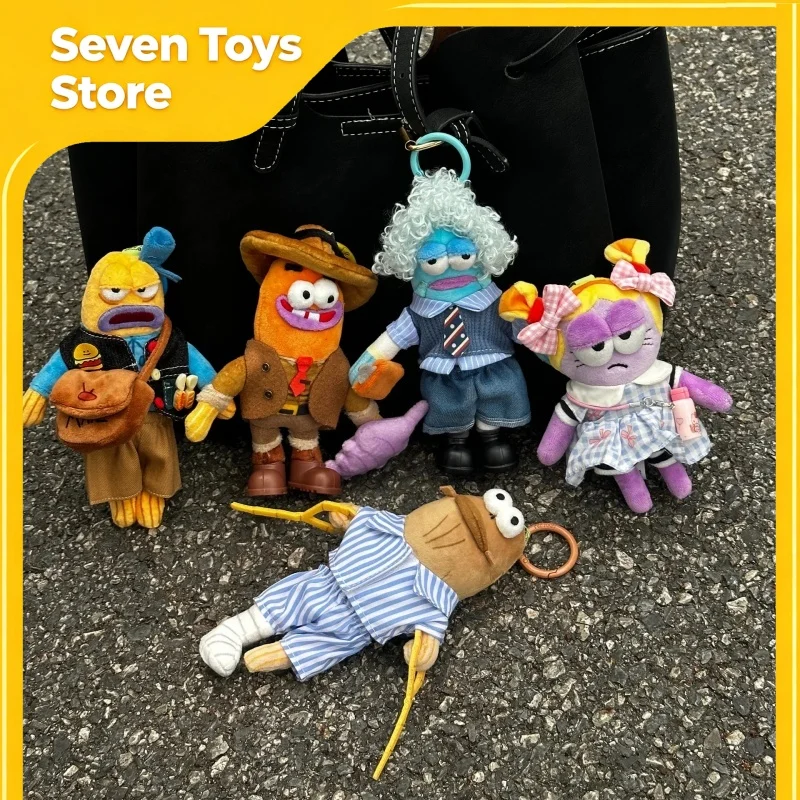 

Bikini Bottom Buddies 2 Mystery Box Cute Funny Plush Keychain Blind Box Doll Bag Pendant Backpack Decor Toy Girl Birthday Gift