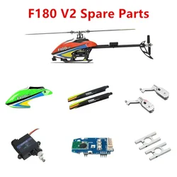 YU Xiang YUXIANG F180 V2 F180V2 RC Helicopter Spare Parts Main Blade Motor Landing Charger Tail Hood Shaft Servo F180V2