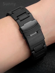 For Casio Mountaineering Diving Men Comfortable G-SHOCK Plastic Steel Air Fighter GW-A1100/A1000/Ga1400/1000 Watch Band