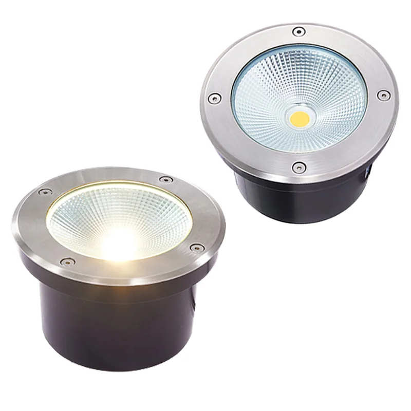 LED Light Garden Underground 3W 5W 10W 15W Outdoor Buried Garden Path Spot Recessed Inground Lighting 220V DC12V IP67 Waterproof