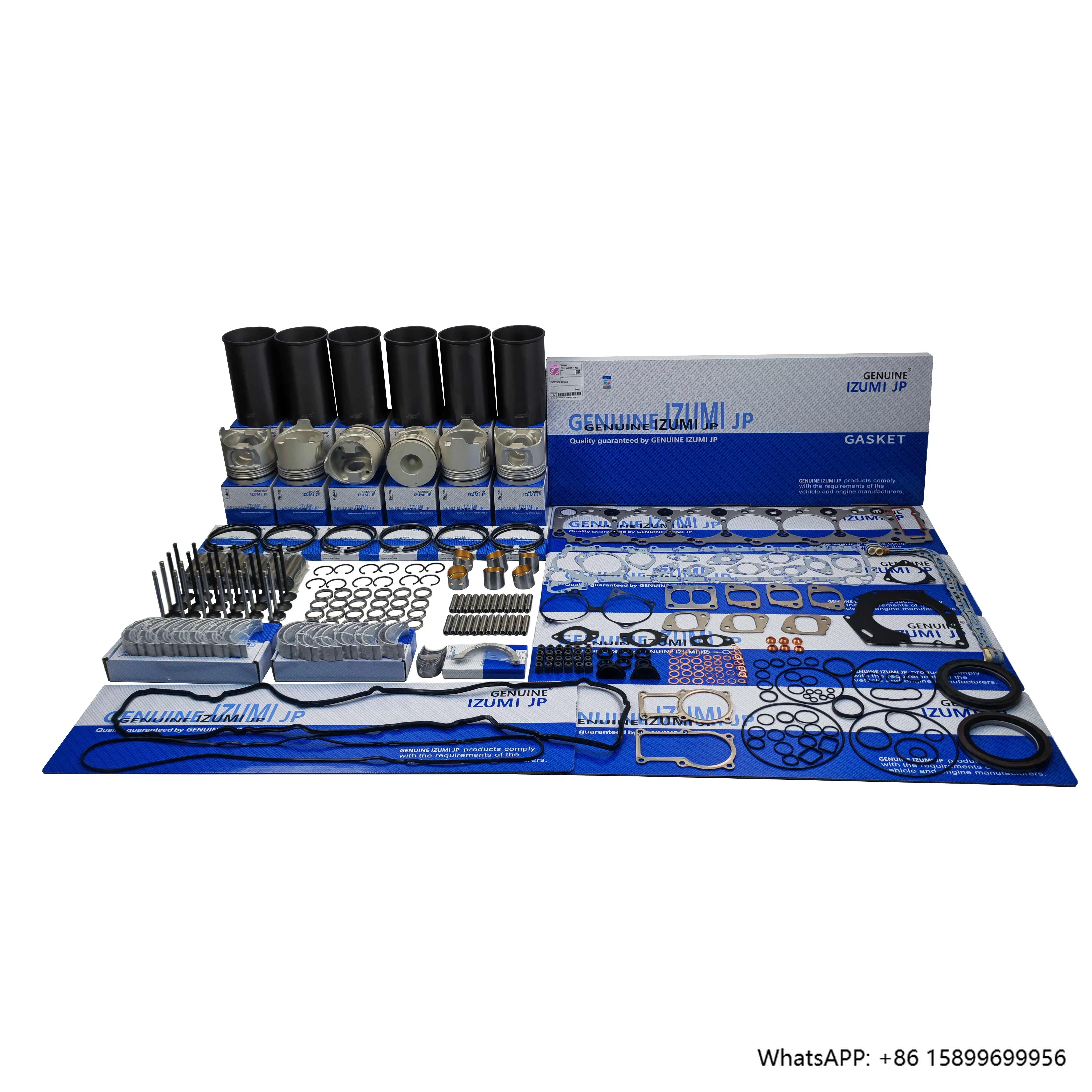 

Genuine Izumi Jp Direct 4HK1 6HK1 Overhaul Repair Set 1-12111-976-0 for Isuzu Engine Overhaul Rebuild Parts Kits