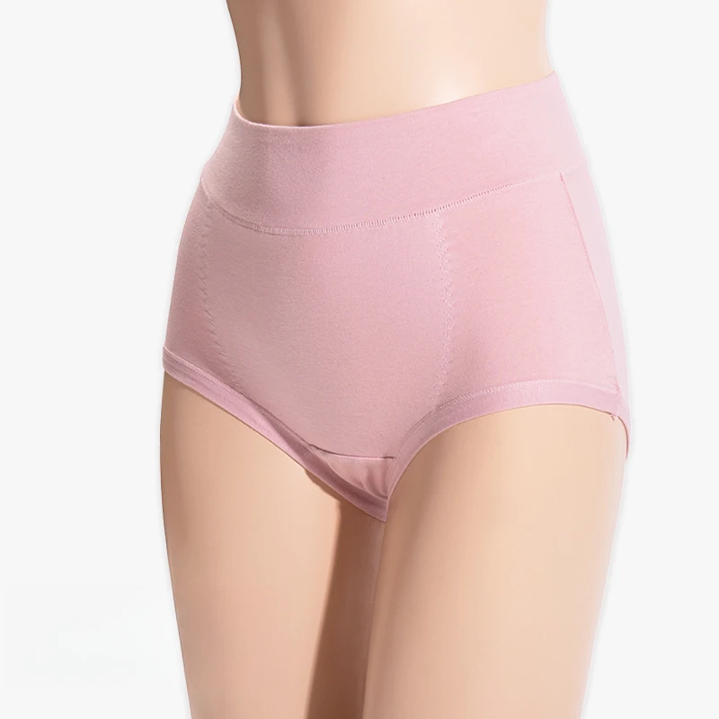 High Waist Female Panties Cotton Crotch Lingerie Breathable Briefs Women's Intimates Plus Size Ladies Antibacterial Underwears