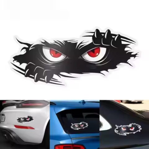 Car Decoration Stickers Funny Monster Sticker Anime Vinyl Car Styling Auto Window Body Stickers Motorcycle Decor
