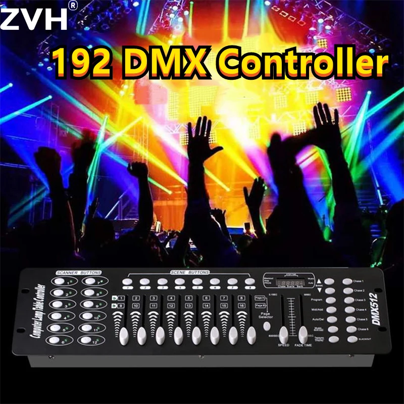 

Портативный мини-2192 DMX DJ-контроллер, сценическое освещение, панель контроллера для бега, DMX-консоль для вечеринки, музыкального шоу, Рождества, Хэллоуина