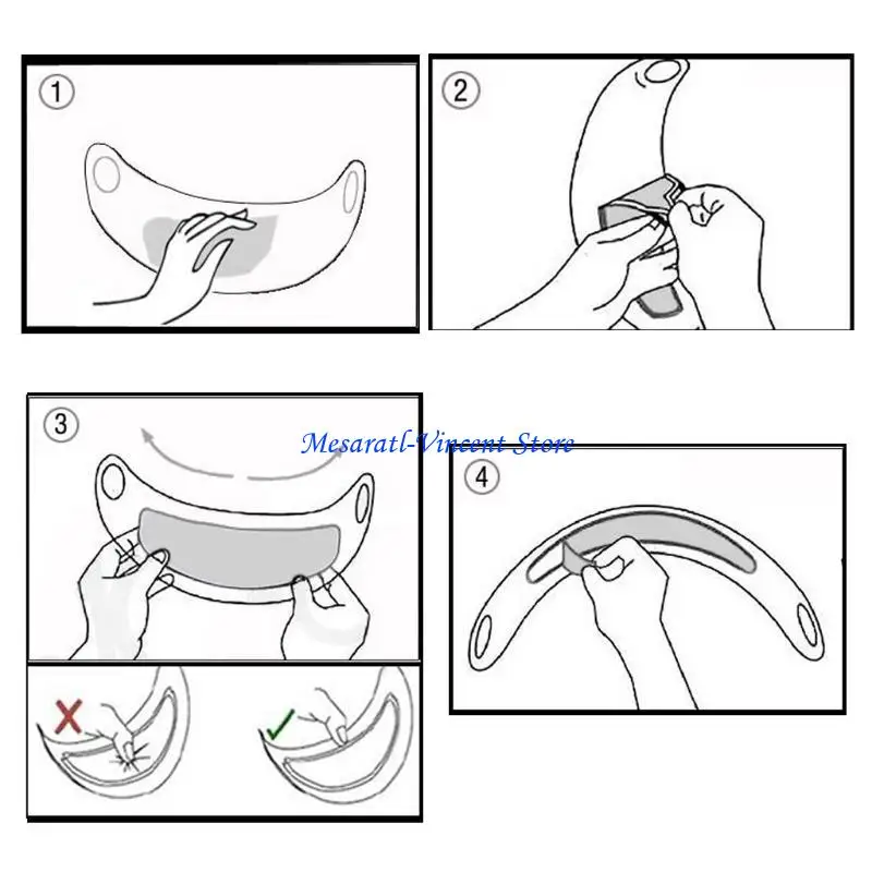 

A70F Helmet Clear Anti-rain Anti-fog Film Universal Lens Film For Motorcycle Safety