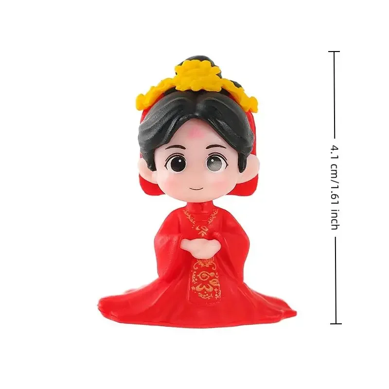 Figurines de Couples miniatures pour maison de poupée, Micro paysage, bricolage, Mini artisanat en résine, jardin féerique, Terrarium en mousse, décoration de maison, 4 pièces/ensemble