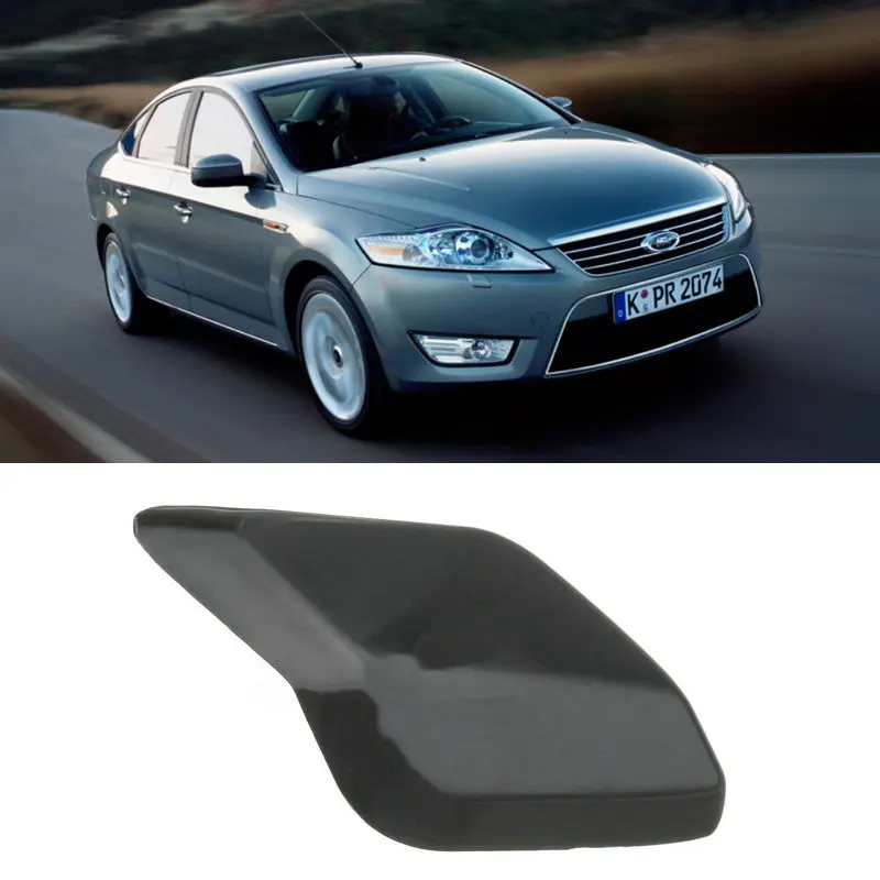 

2pc Front bumper headlight water spray cover For Ford Mondeo MK4 07-10