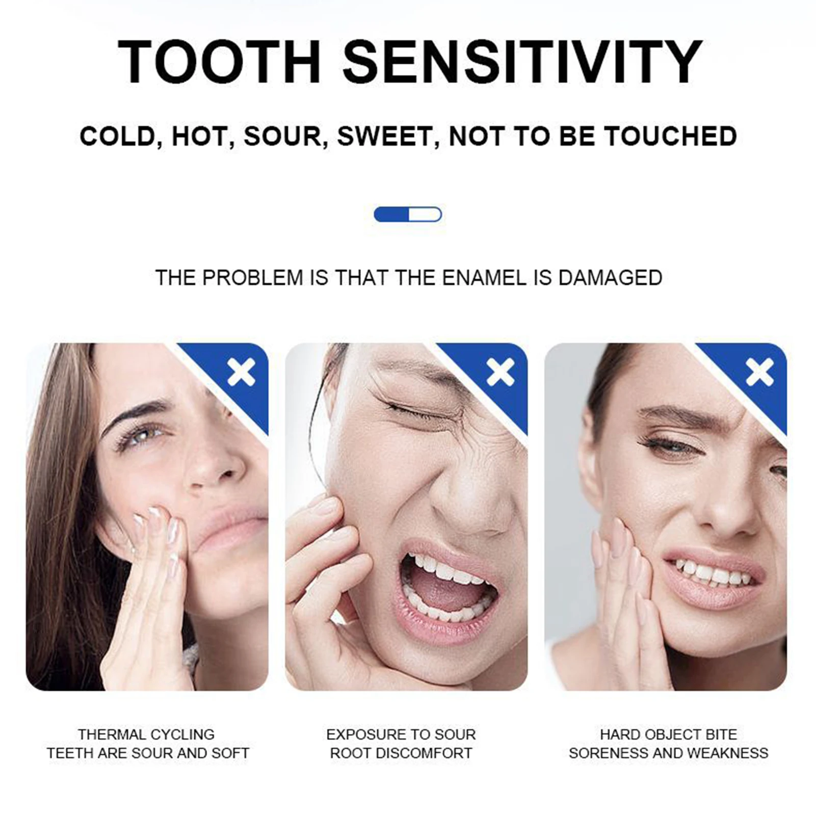 Adult Daily Care Toothpaste Sensitivity Relief Tooth Cleaning Toothpaste n Women Adults Use