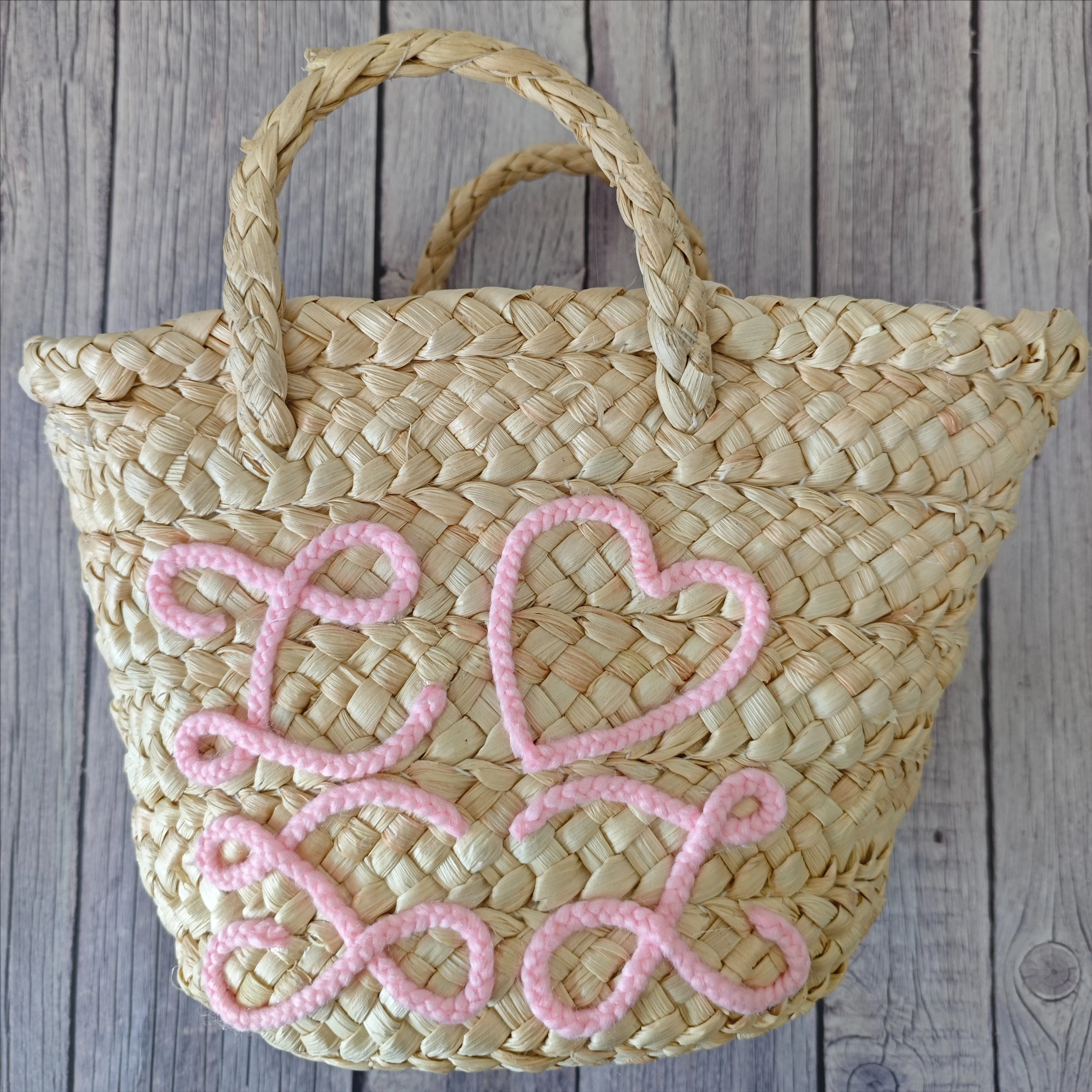 شخصية عيد الفصح حبل سلة مطرزة مع كرات ملونة البيض الصيد حفلة 2025 جديد حقائب يد منسوجة حقائب صغيرة يدوية الصنع