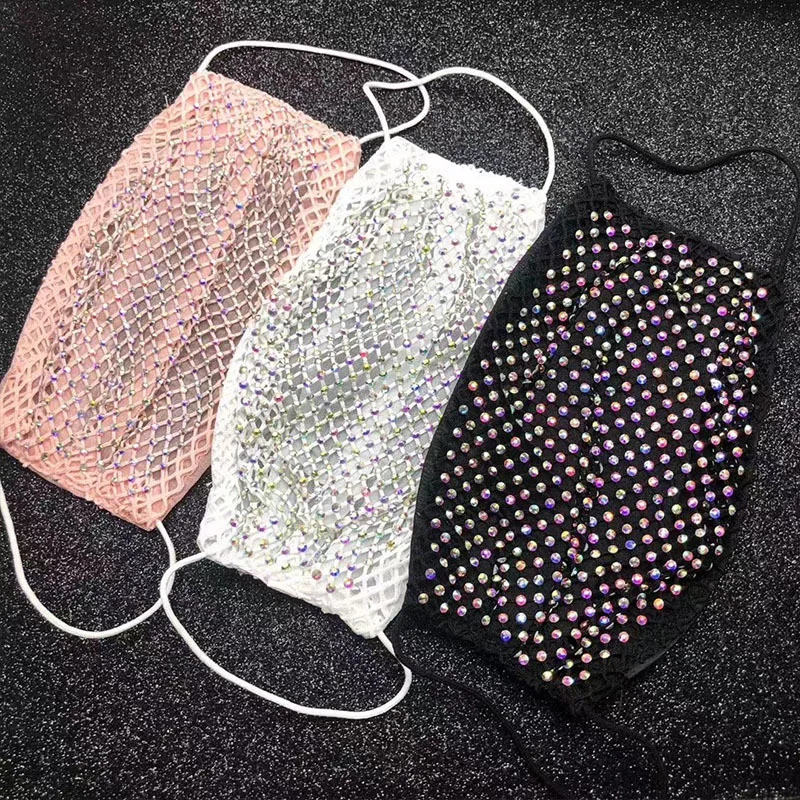 Elastic Rhinestone Mesh Drill Net, DIY, Stretchable, Fishing Net, Shoes and Hats Clothing