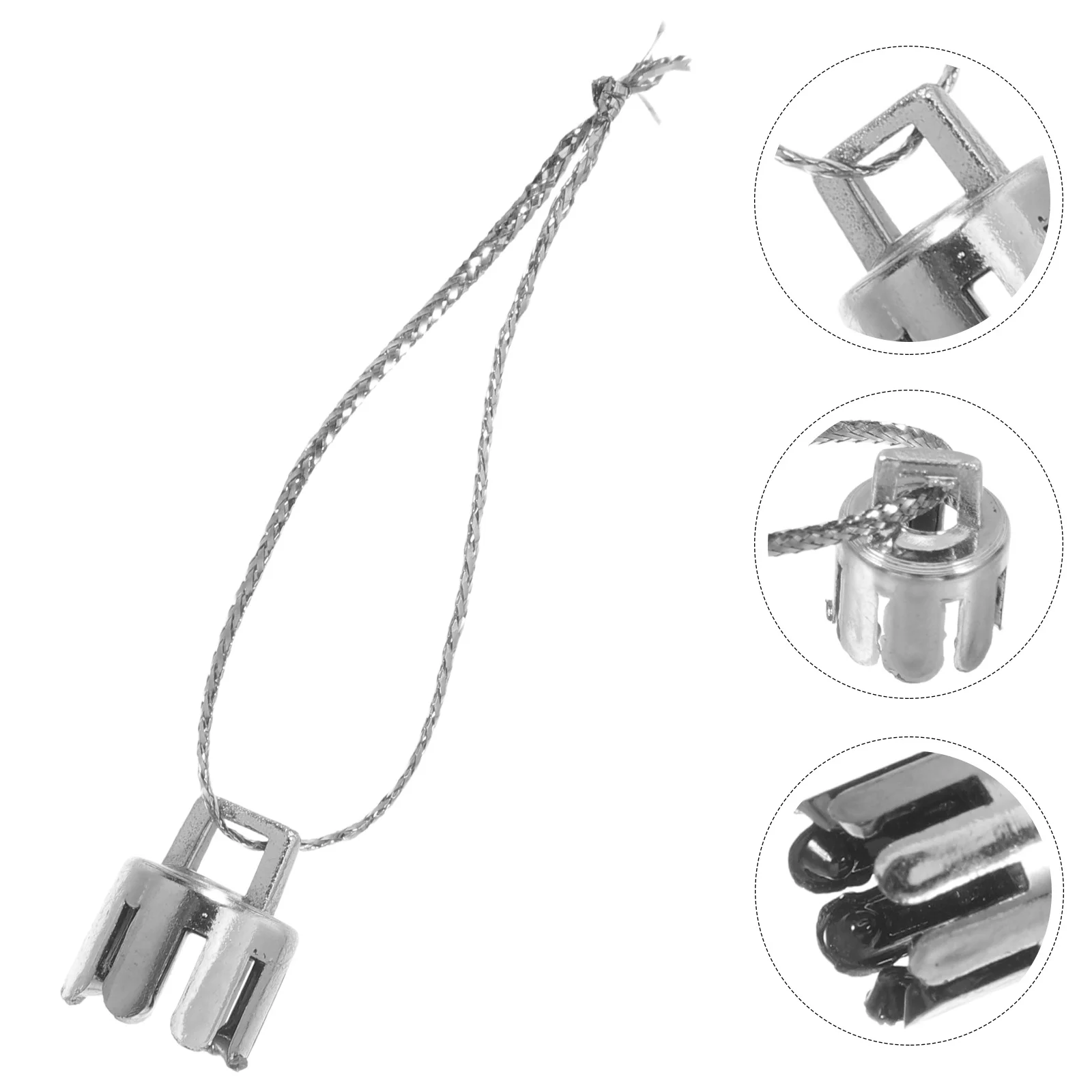 

1000pcs Christmas Ball Cap Decor 1Cm Outer Diameter Diy Ornament Caps For Holiday Tree Decorations Plastic Xmas Hangers