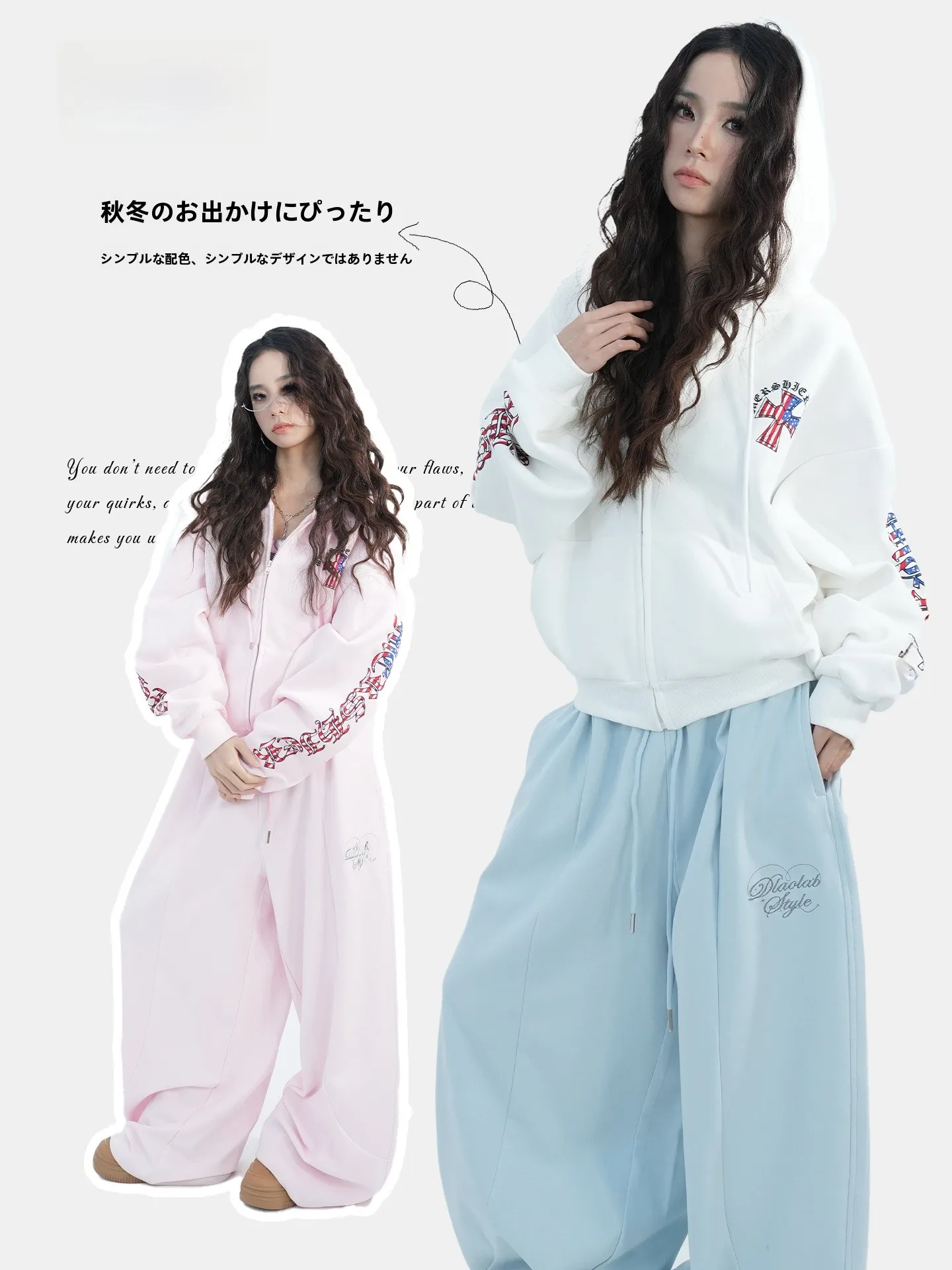 

Женская толстовка с принтом американского флага в стиле ретро, повседневная куртка для ранней весны, модная брендовая одежда для уличных танцев, из утолщенного хлопка и полиэстера