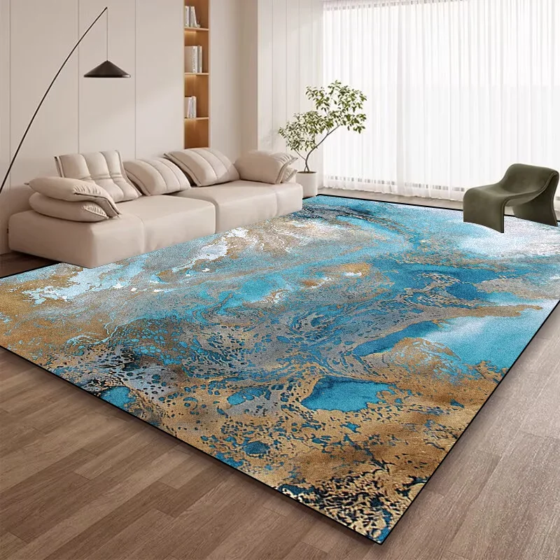 Nordic Luxury Carpet for Living Room Abstract Decoration Home Sofa Large Area Rugs Fashion Coffee Tables Washable Soft Floor Mat - view 4