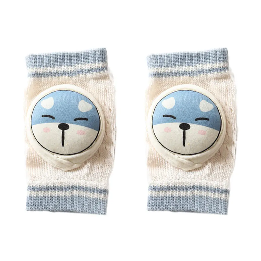 

Anti-fall Elbow Guards Knee Protectors Toddler Crawling Pads Blue Cotton Warm Design Elastic Durable Indoor Outdoor