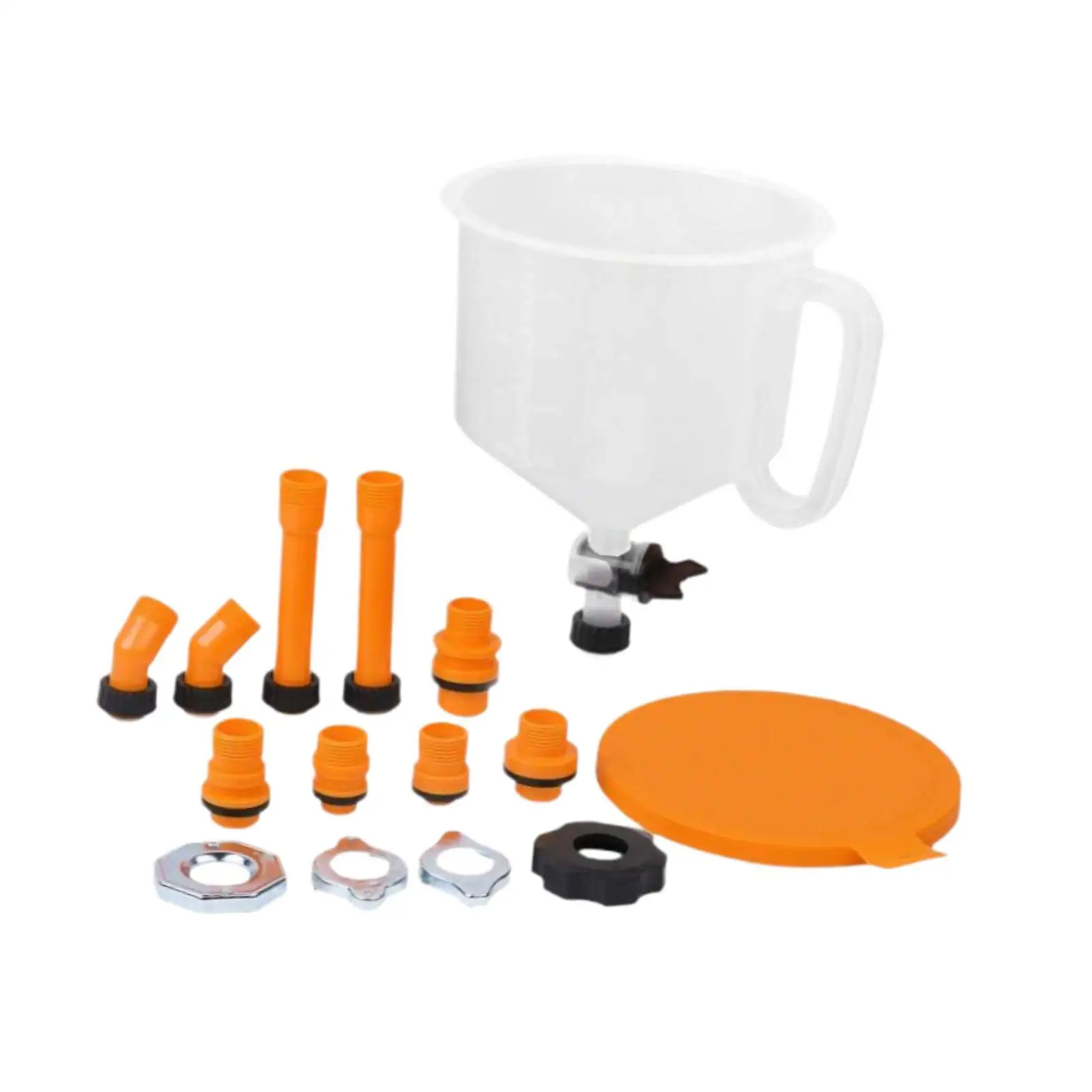 16 Pieces Generic Coolant Filling Funnel Set No Spill Coolant Funnel Set