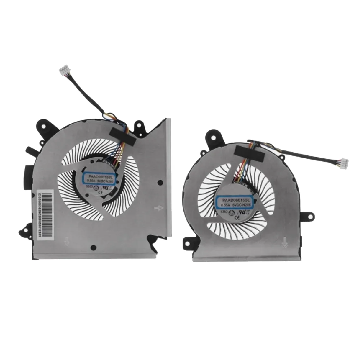 ATP-CPU + GPU Cooling Fan for GF63 MS 16R1 MS 16R2 GF65 WF65 MS 16R3 MS 16R5 Laptop CPU Cooling Fan