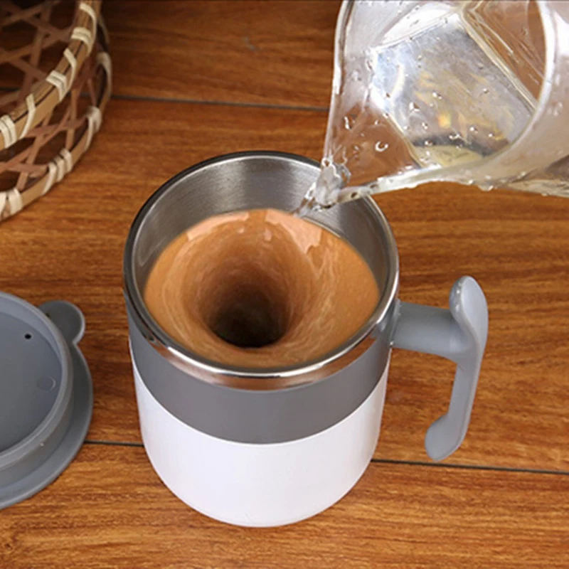 Автоматическая самоперемешивающаяся кружка без батареи, кружка для смешивания кофе, молока, умная регулировка температуры, чашка для сока, посуда для напитков в подарок