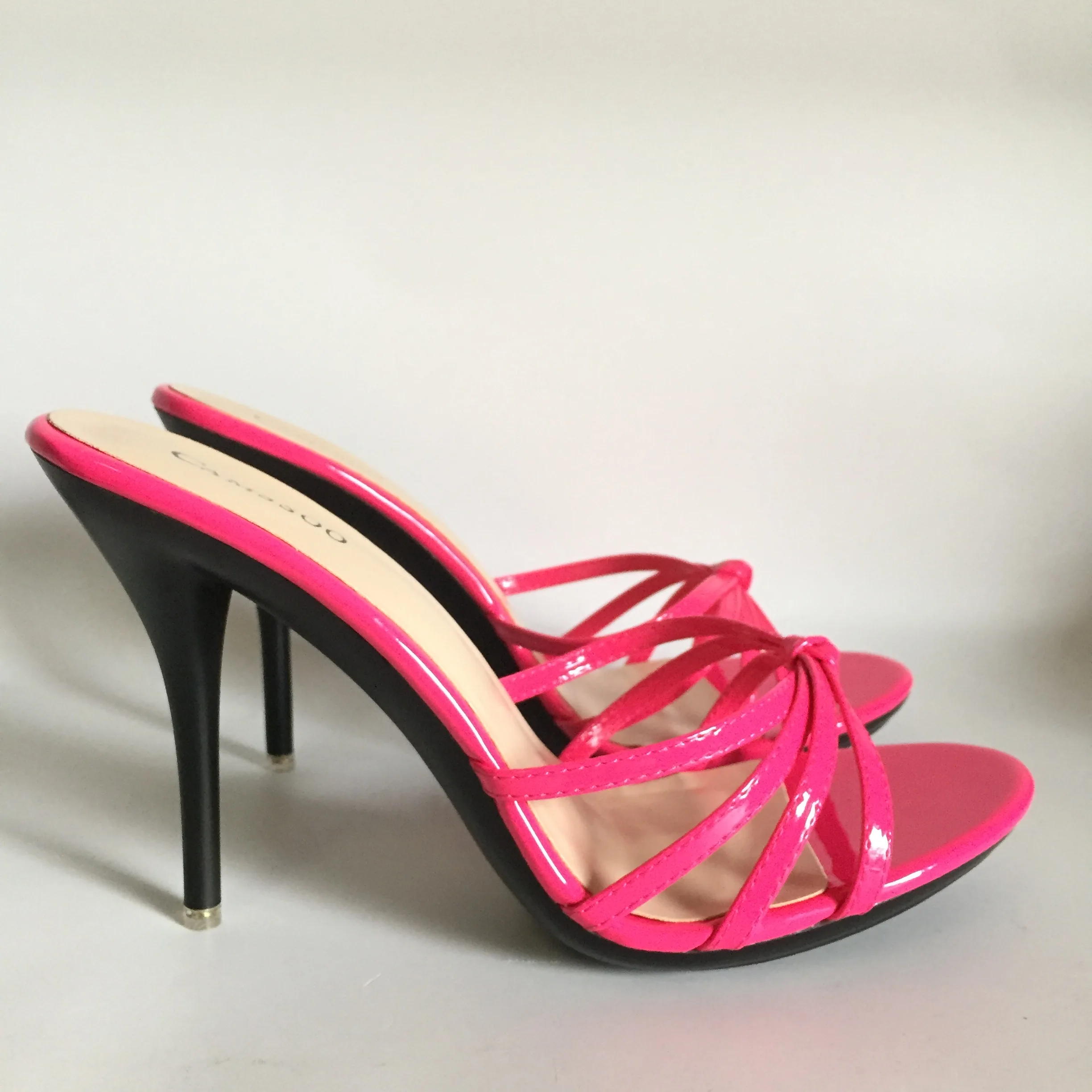 Women’s Slipper Sandals Strappy High Heels Mules Ladies Summer Casual Style Shoes Comfort Footwear Support Customized image 3