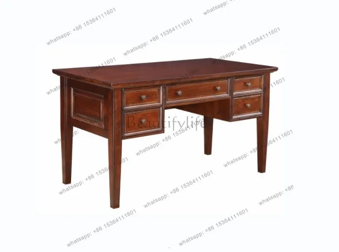 

American solid wood desk size: length 1350 * width 680 * height 770mm