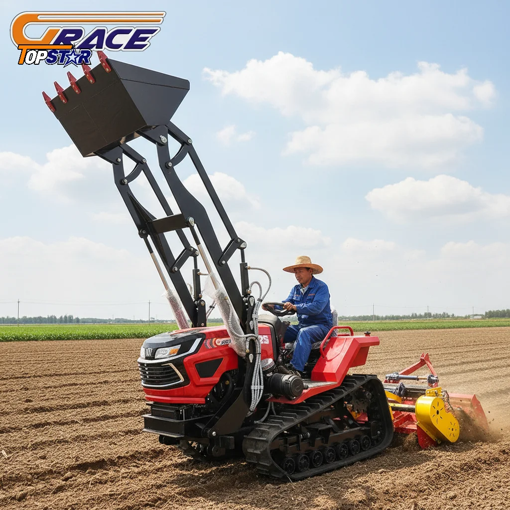 

2025 Brand New 35hp Diesel Crawler Tractor Heavy-Duty Agriculture Equipment ISO CE Certified Factory Wholesale for Sale