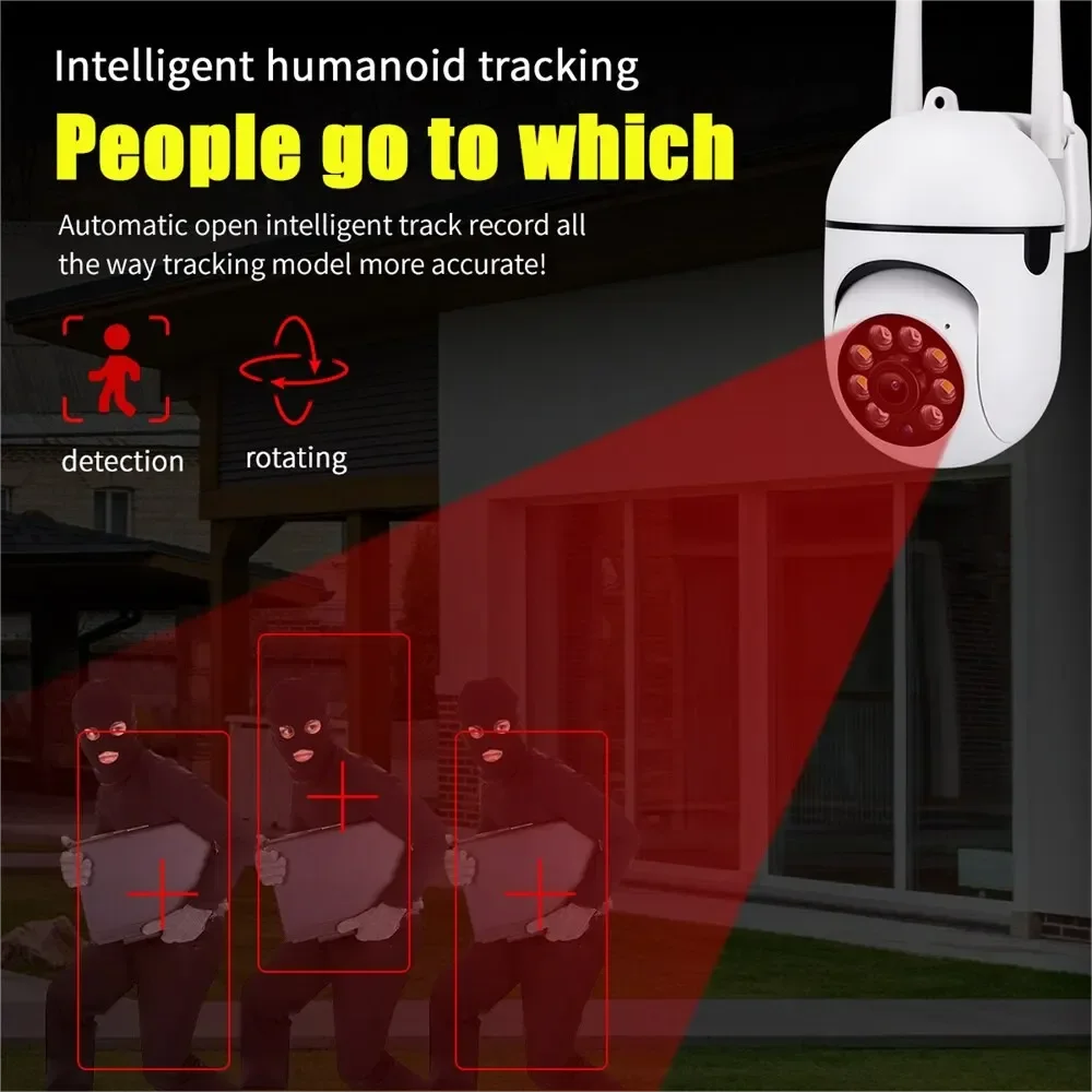 Cámara IP inteligente Tuya 5G, dispositivo de vigilancia con visión nocturna a Color, detección humana por Ia, Monitor de bebé, vida inteligente, hogar inteligente, 3MP/4MP