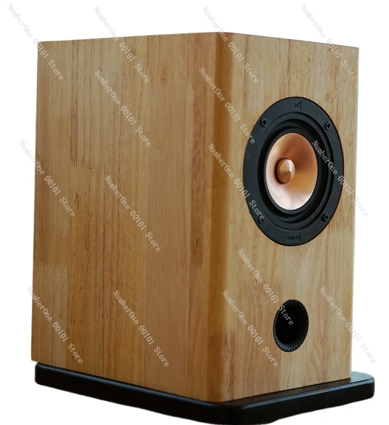 HIFI 4-inch finished audio, speaker wooden box 1 pair of inverter design 4-inch full-range metal voice coil unit