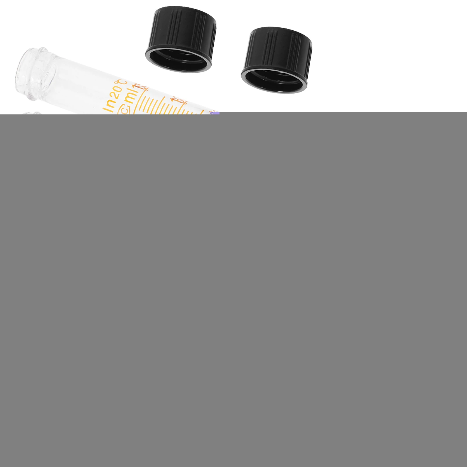 4 Buah Tabung Uji Sekrup Tabung Besar Botol Kaca Mini Lab Peralatan Laboratorium