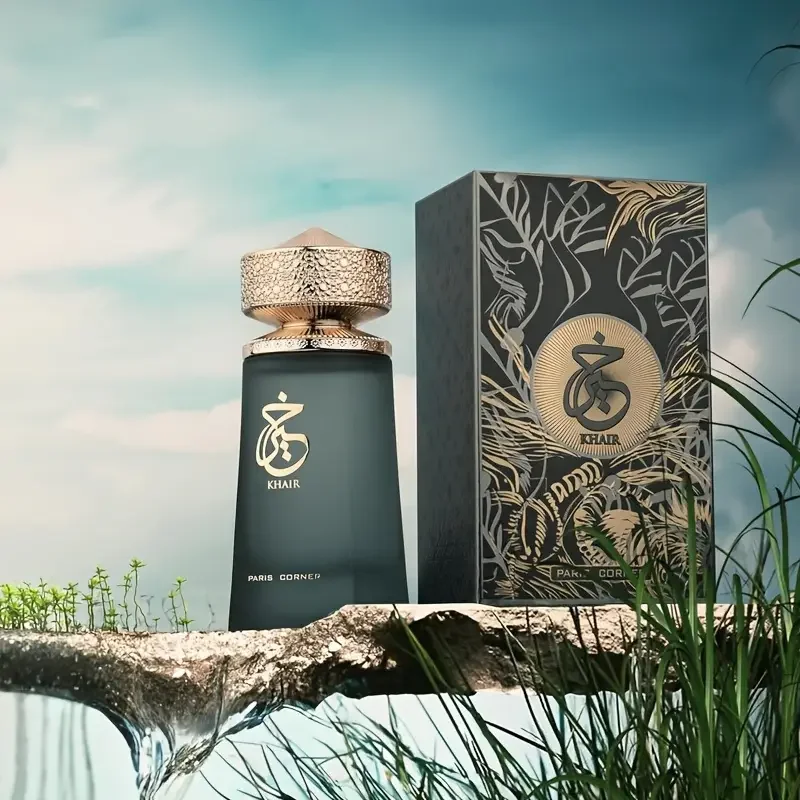 

Парфюм Khair (3,4 унции/100 мл) — стойкий, свежий и очаровательный аромат, подходит для всех случаев и идеально подходит для праздника gif