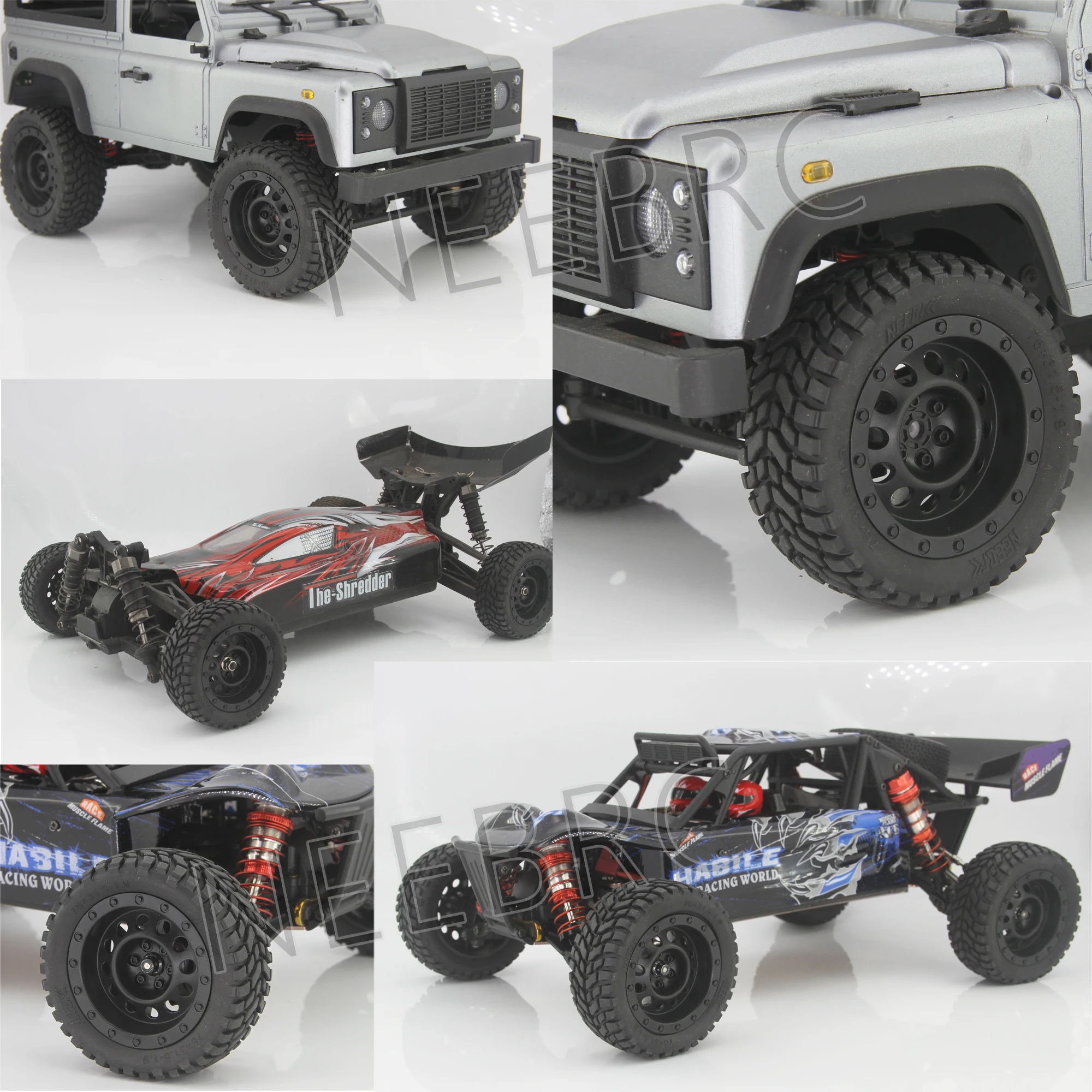 4 szt. 75 mm koła Off Road Buggy Opony Koło do Wltoys 144001 124018 124019   MN99S MN90 MN86 HSP HPI 1:10 1:14 1:16 Samochód