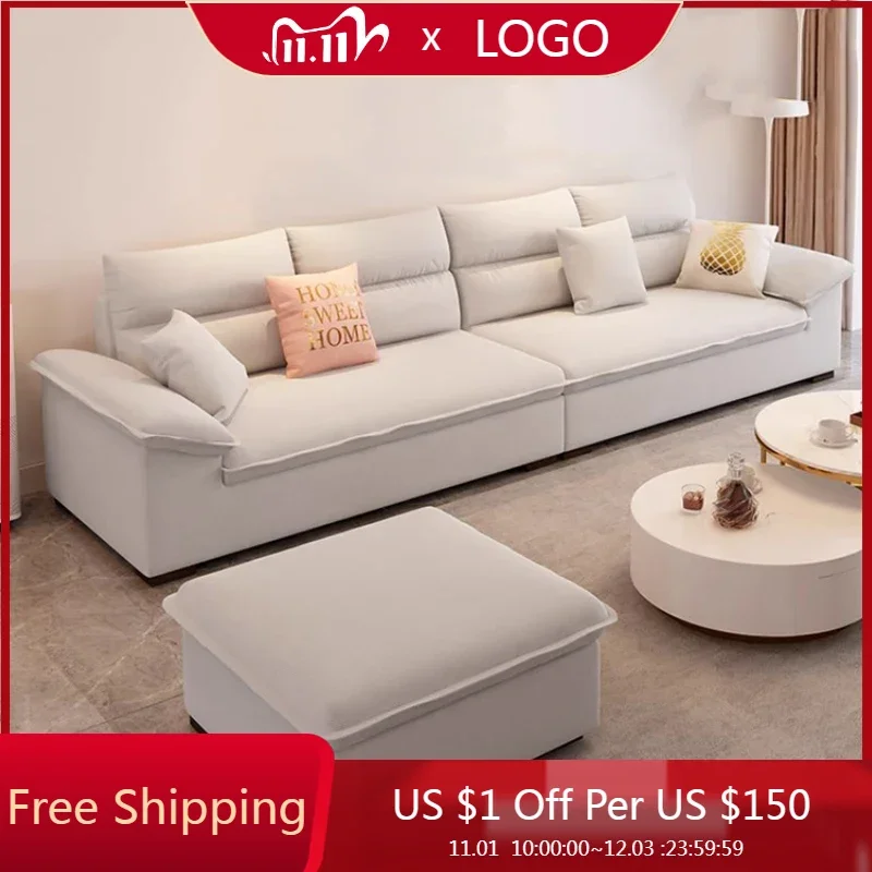 

Reclinable Individual Sofa Simple French Style Minimalista Filler Sofa Nordic Foam Muebles Para Salas Modernos Room Furniture