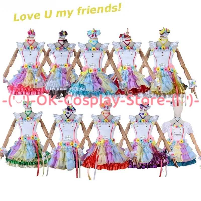 

Аниме Love Live! Женский костюм для косплея «Idol Club Love U my friends»