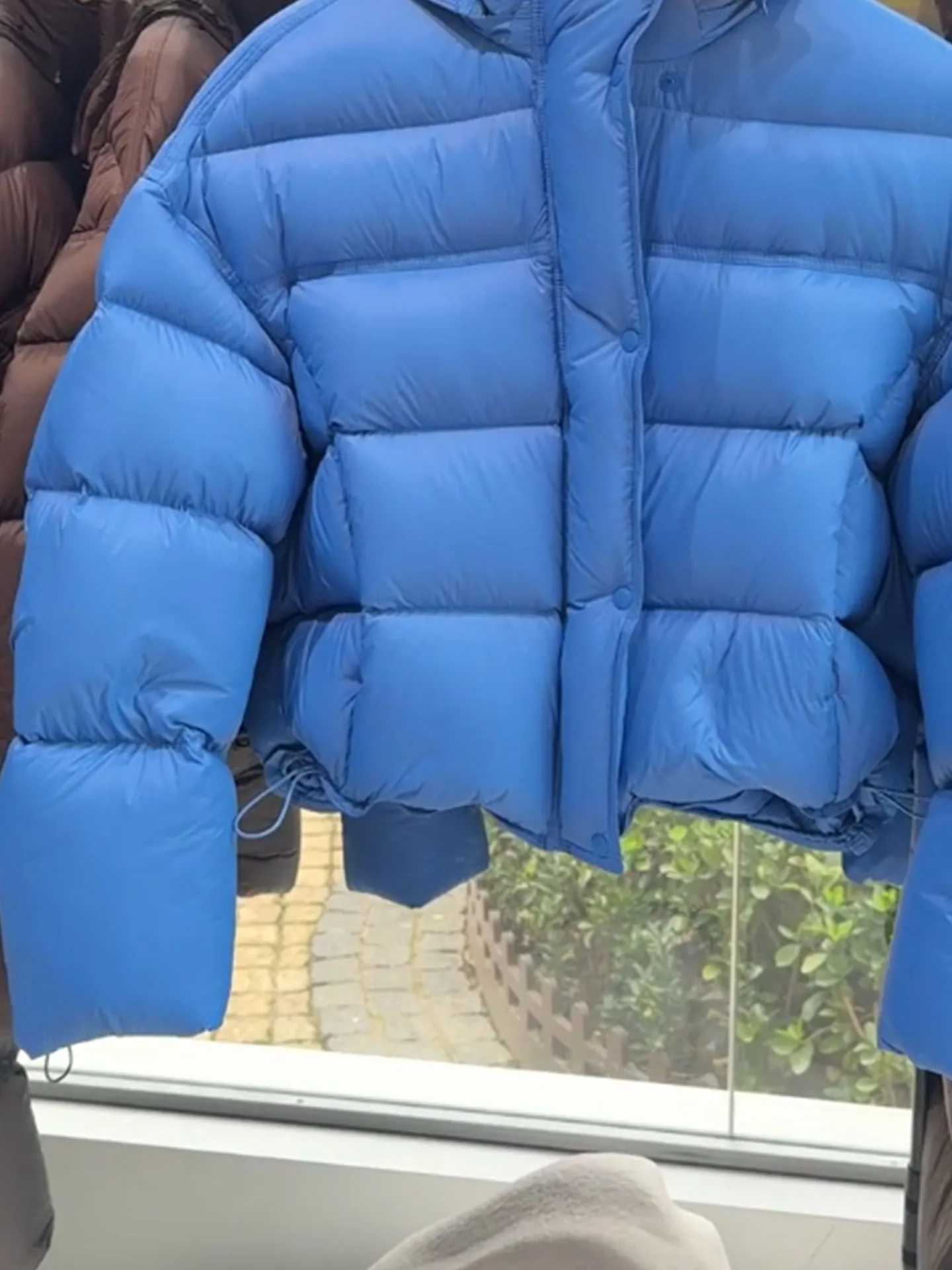 Jaet con capucha acolchada de ort azul para mujer, abrigo de invierno con pan cálido, talla pequeña, patrón de tortuga ell Ba