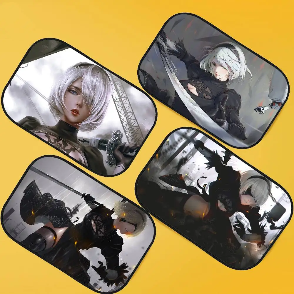 

NieR A-Automata 2B Car Side Window Sunshades 1 Pack Sun Glare UV Rays Protection For Child Baby Side Window Sun Shade