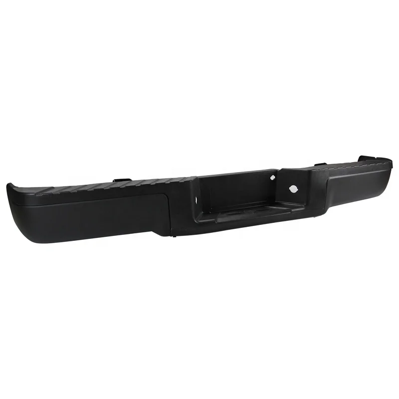 Black W/O Sensor Hole Rear Bumper for 2009-2014 for Ford F150