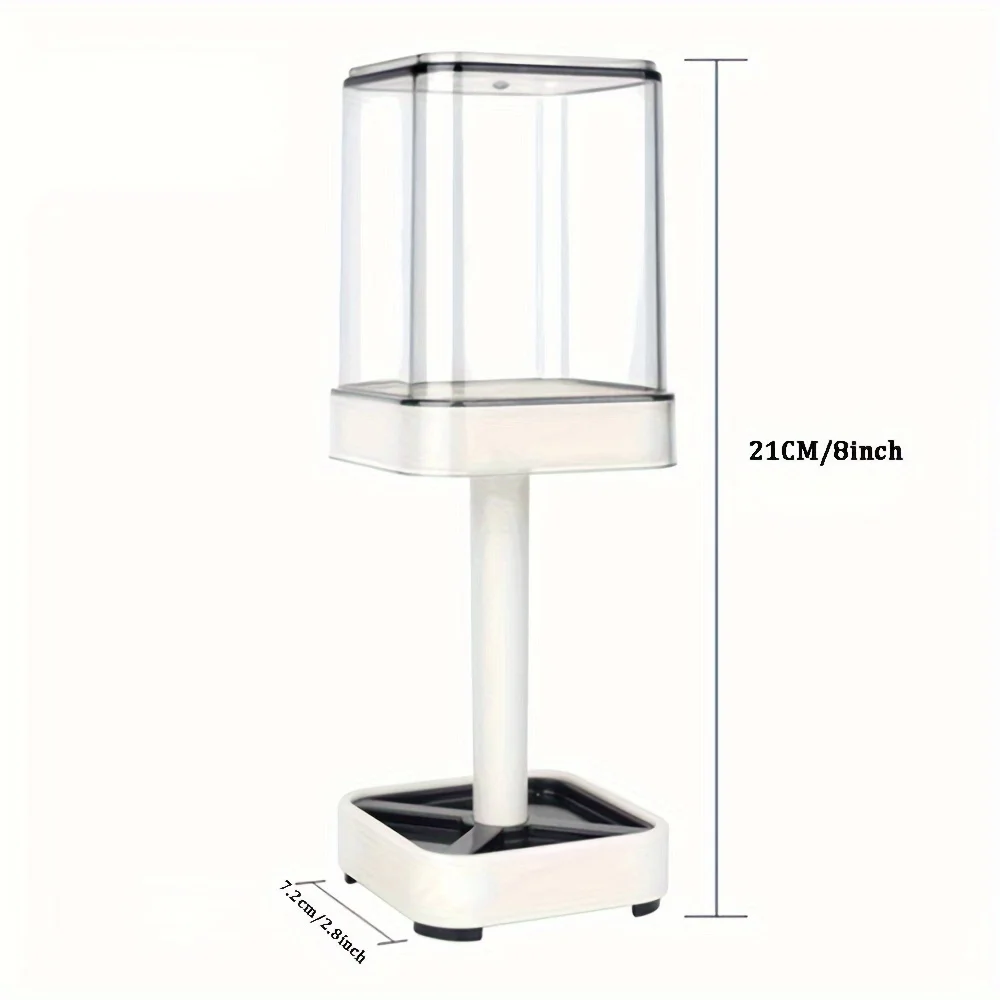 1 toothbrush holder with mouthwash cup, toothbrush storage rack, toothbrush organizer, minimalist toothbrush stand   JJ1865BF