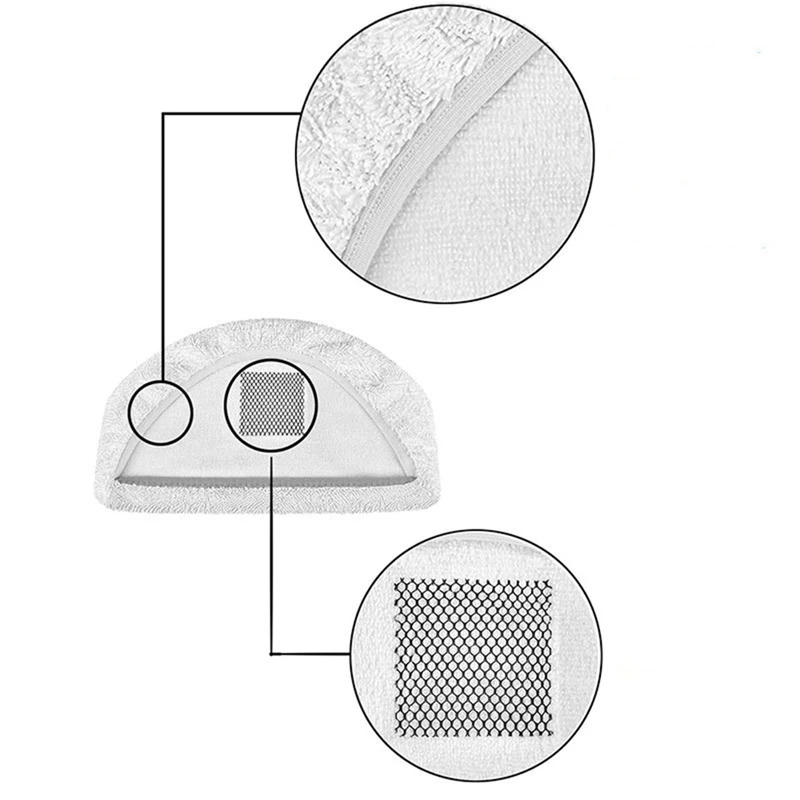 Bissell Powerfresh 스팀 걸레 패드 교체품, 1940 1806 1544 2075 시리즈용 걸레, 8 개