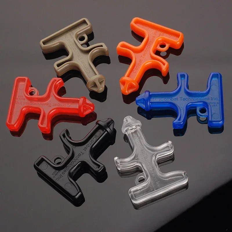 

1PCS NEW Outdoors Nylon Plastic Steel Self-defense Dragon Spike Defence Duron Drill Stinger Ring Equipment Self Defense Tool