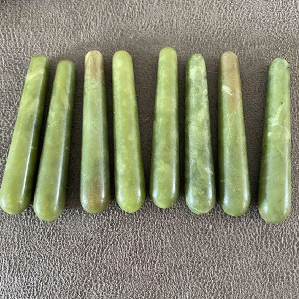 

Jade Massage Stick Natural Acupoint Pen for Neck Shoulder Back Meridians Therapy Portable Energy Pen Pain Point