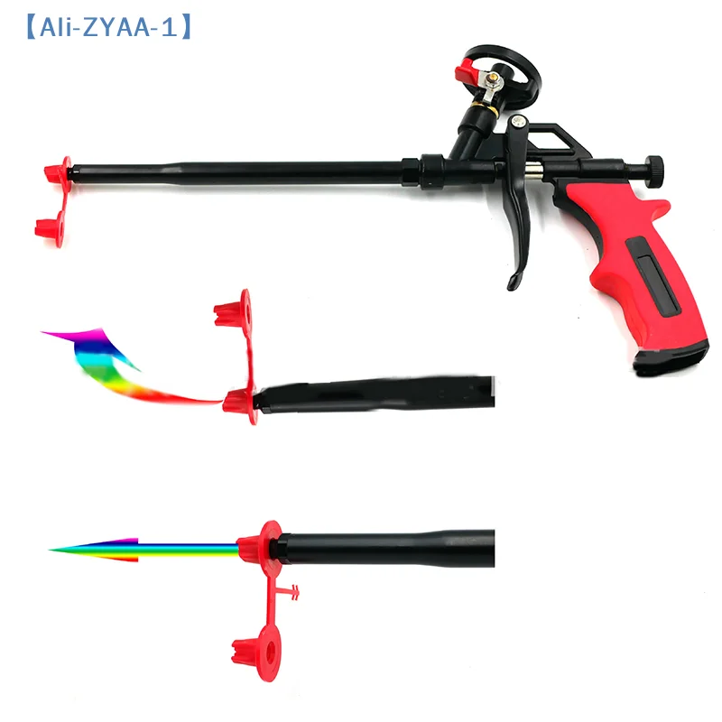 【zyaa-1】bicos-de-espuma-de-poliuretano-reutilizaveis-para-isolamento-de-teto-e-parede-com-padrao-de-pulverizacao-eficiente
