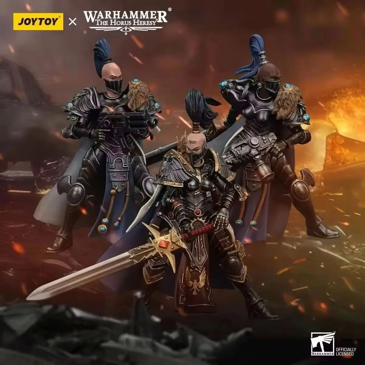 JOYTOY Warhammer «Хредеси Гора» Sisters Of Silence Argent Lynx Vigilator Cadre Фигурки Коллекция кукол Украшение