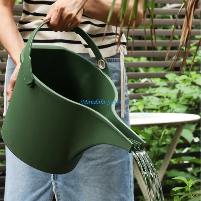 

U2JC Light weight 8L Large Watering Jugs Heavy Type Plastic Long Sprinkler Spout Suitable For Terraces Garden Maintenance