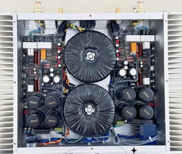 並列パワーアンプ,完全バランス,lm3886,120w x 2ステレオ