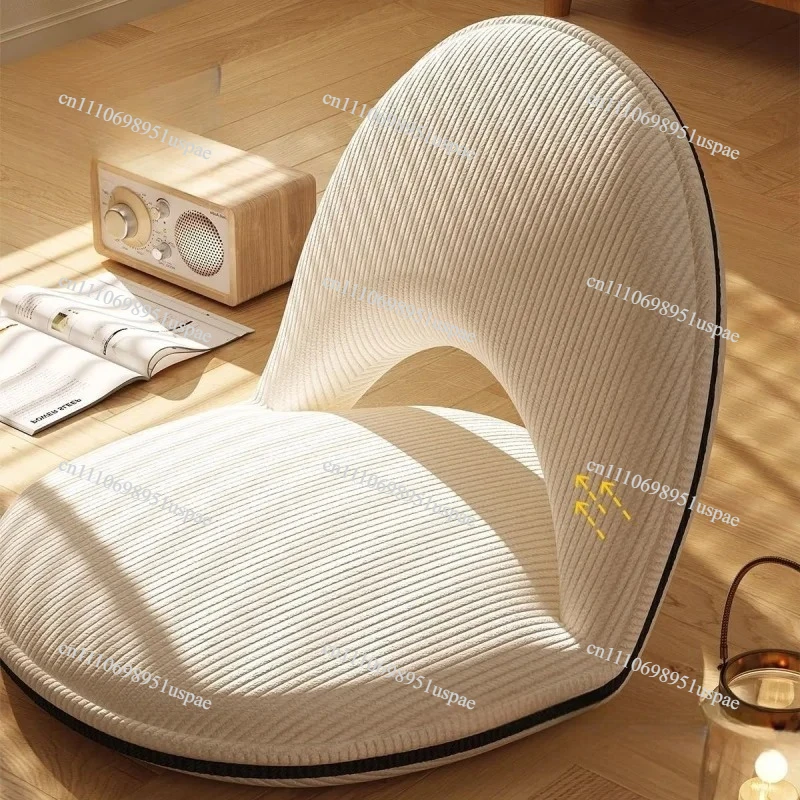 Japanese Style Tatami Chair Lazy Sofa Floor Cushion Portable Folding Legless Backrest Chair Bay Window Foldable New Arrival