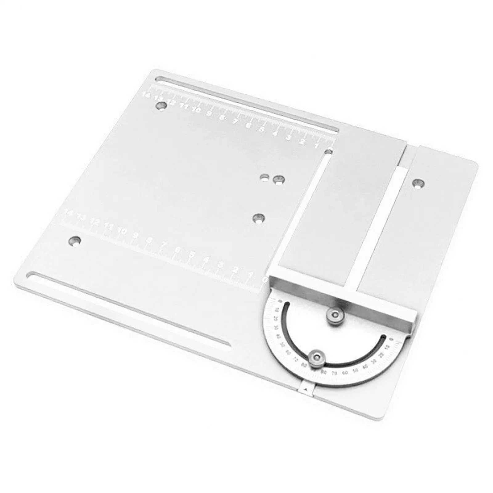 Aluminum alloy Electric Circular Saw Flip Cover Aluminum Router Table Insert Plate Woodworking 240X245x5mm Wood Working Tool