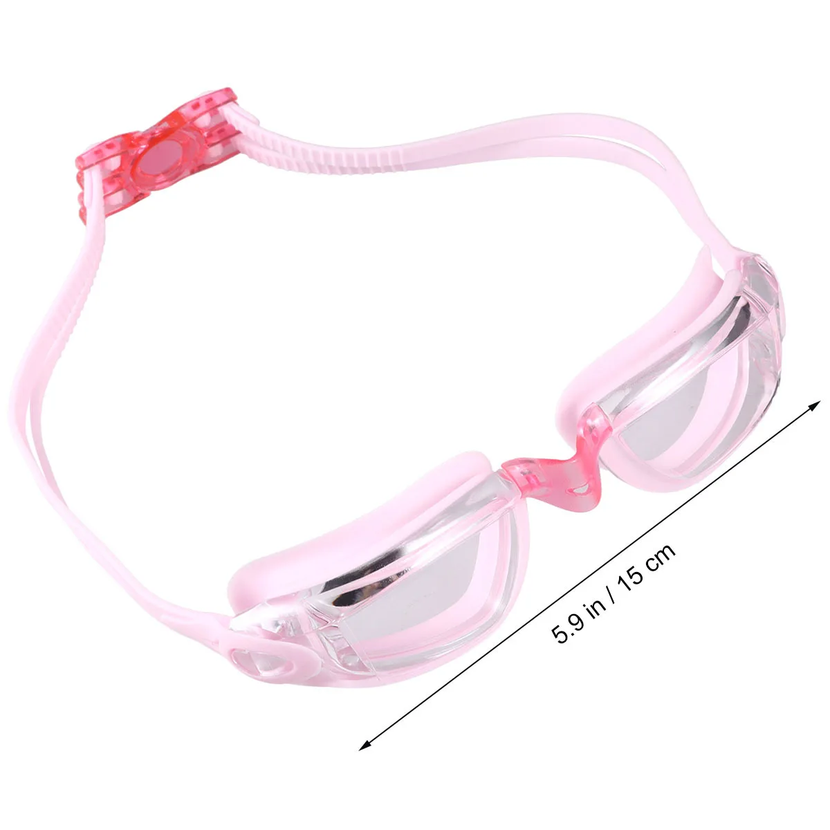 نظارات السباحة الوردية المضادة للضباب للماء نظارات السباحة قصر النظر حماية Uva Uvb لأنشطة السباحة #6