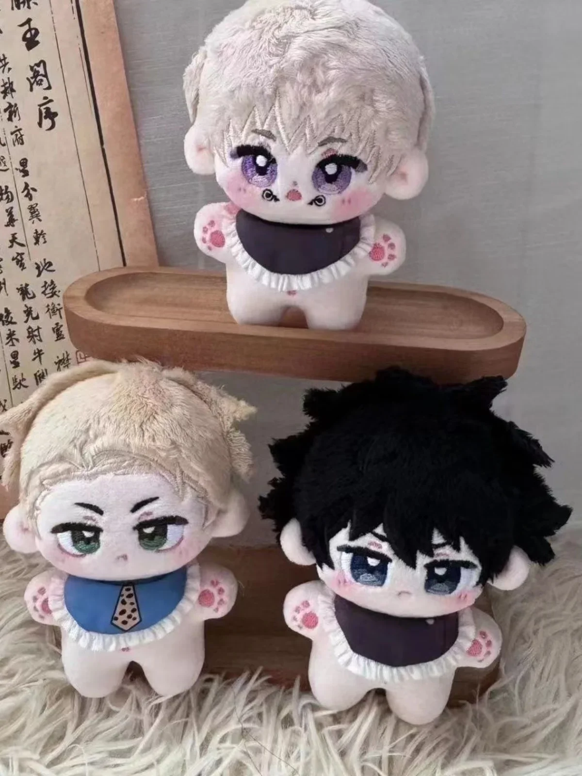 Anime Jujutsu Kaisen Fushiguro Megumi Inumaki Toge Cosplay Haliaster Plush Cotton Doll Cartoon Dolls Maumet Toys Pendant Xmas