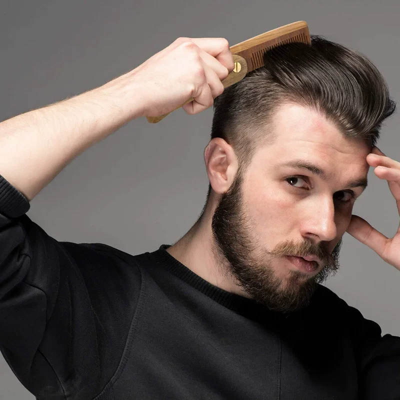 Składany grzebień do brody i w – Men'S Grooming Hairstyles recenzja i cena