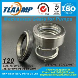 120-18/20/25/28/30/32/35/38/40/45/50/55/60 Mechanical Seals with Cup Seat (Material:TC/V , W/W/FKM)