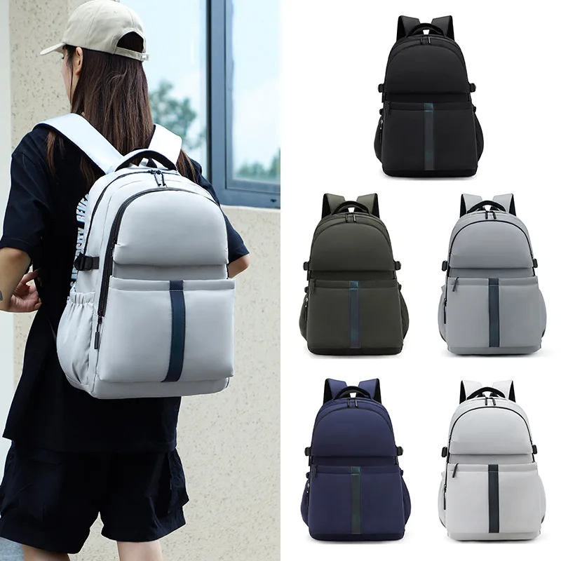 Men's Backpacks Oxford Waterproof Rucksack Business Computer Bag Casual Travel Backpack Senior High School Student Schoolbag